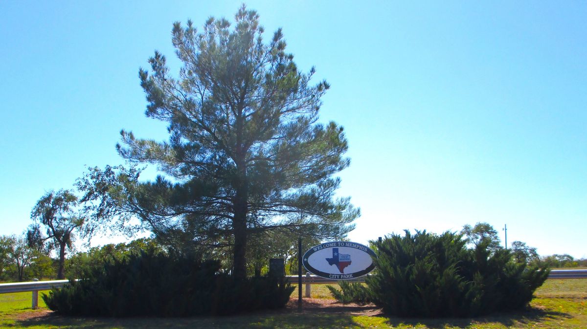 City park entrance area