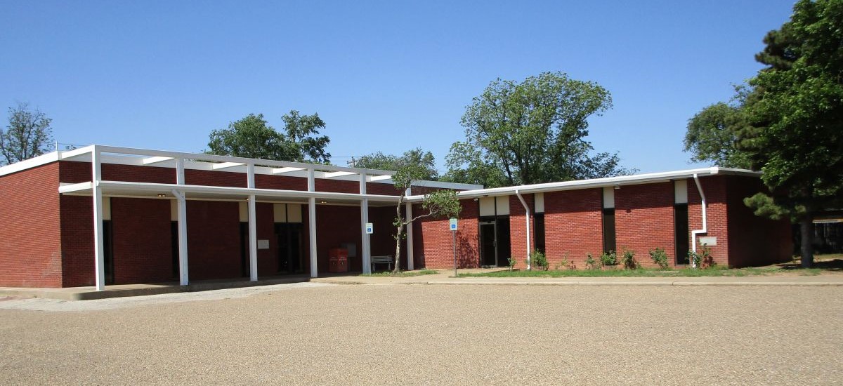 parking area and memphis library